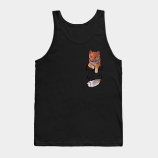 Pocket Cute Tibetan Fox Tank Top